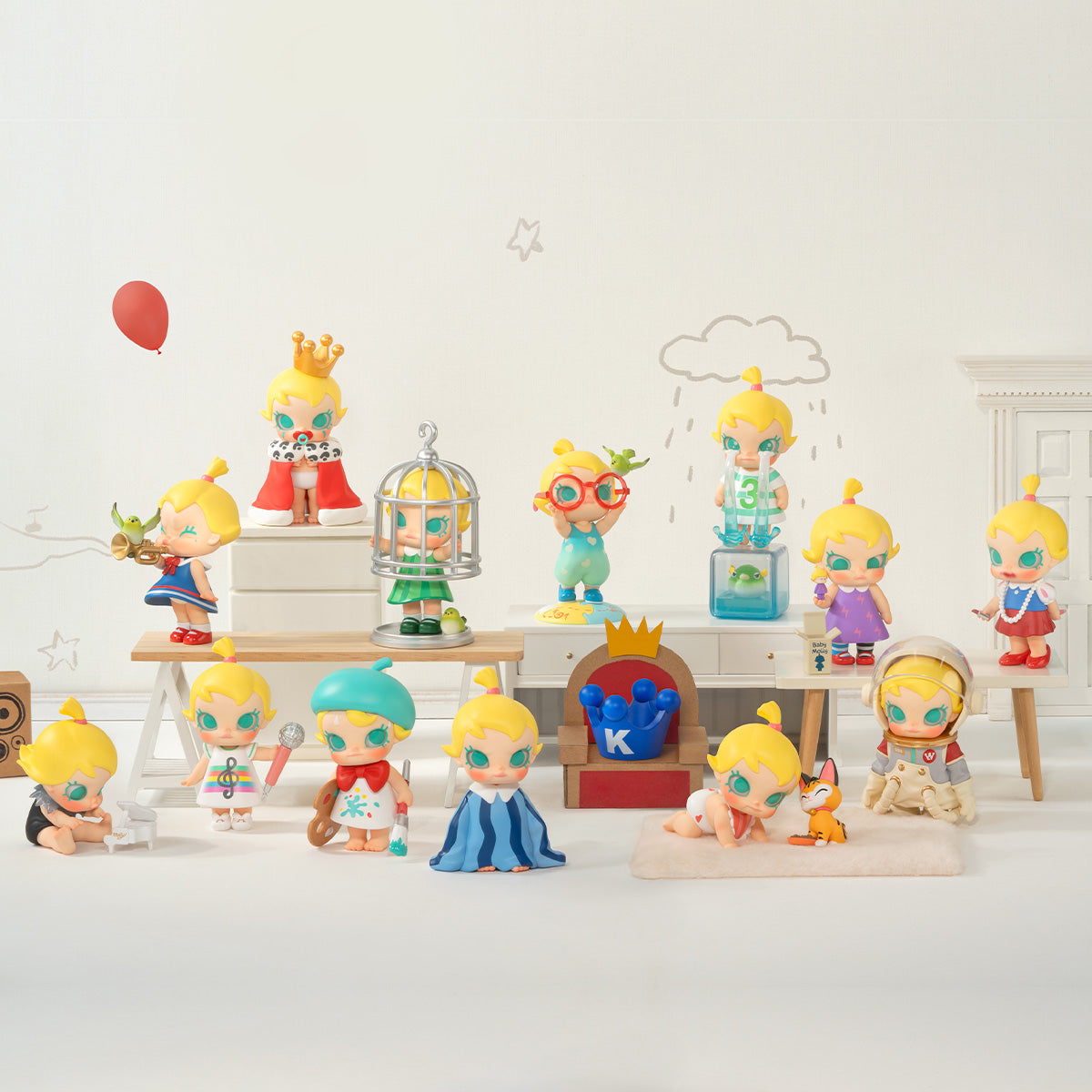 Baby Molly When I was Three!Series Blind Box Figures