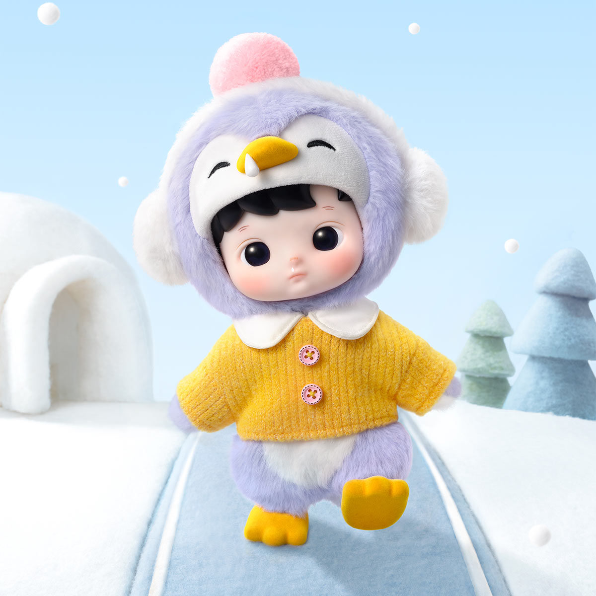 【Sale】HACIPUPU Penguin 1/8 Action BJD Figure