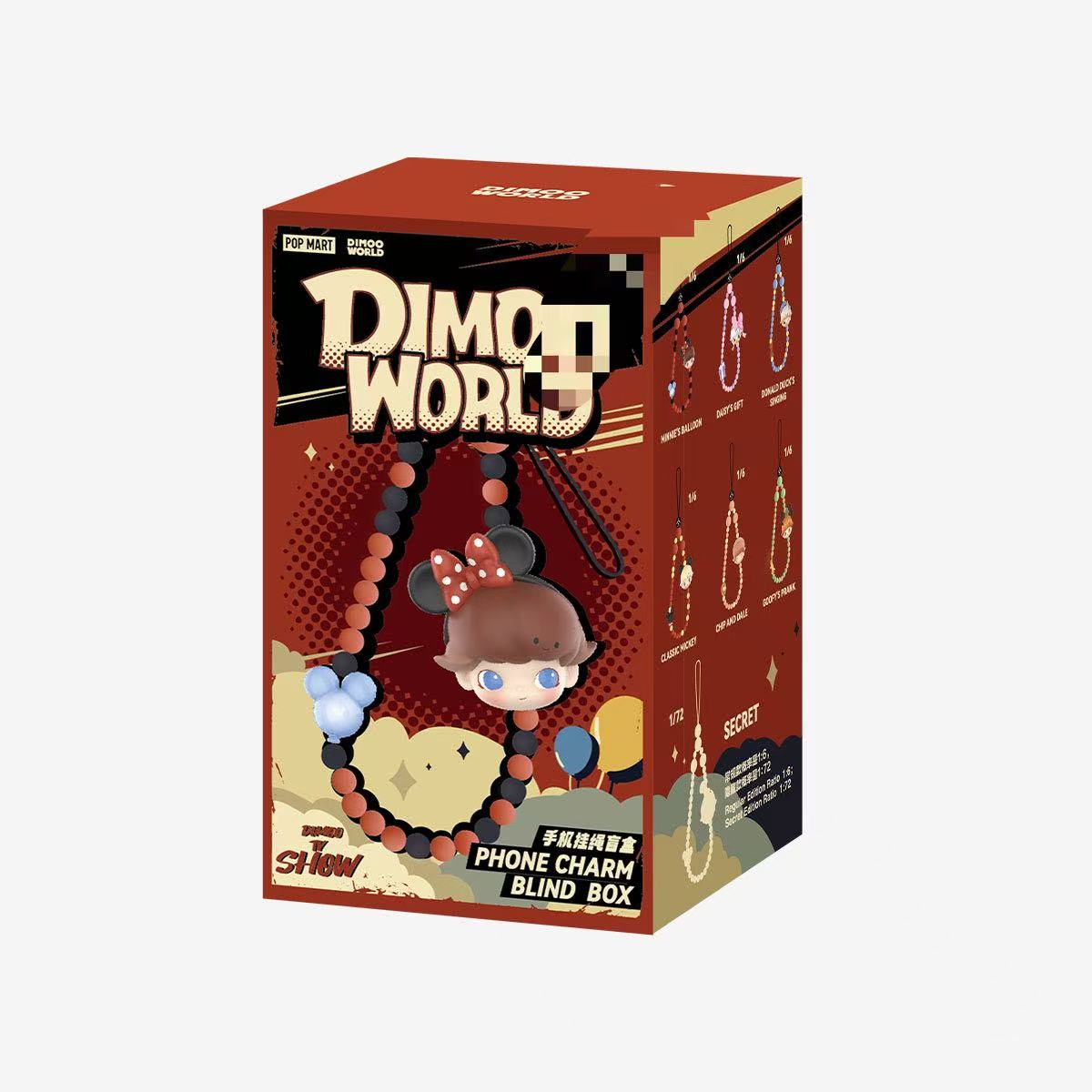 【Sale】DIMOO WORLD Series-Mobile Phone Lanyard Blind Box