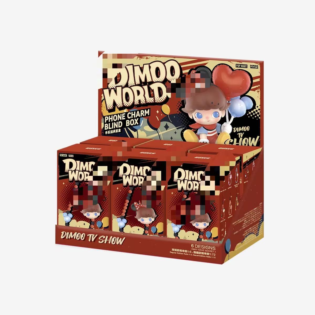 【Sale】DIMOO WORLD Series-Mobile Phone Lanyard Blind Box
