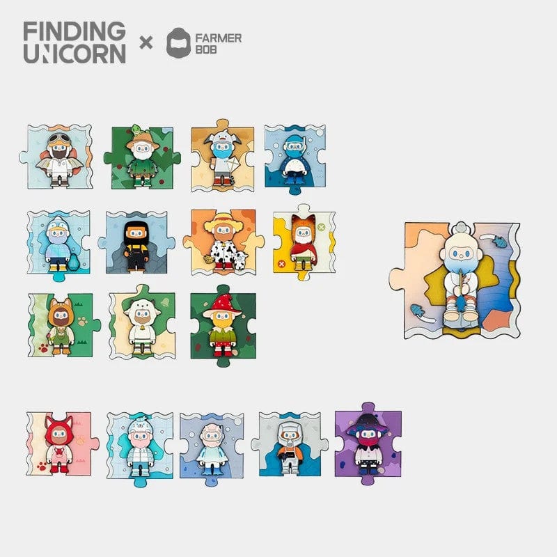 【New F.UN - BADGE】Farmer Bob Encounter In The Wild Series Badge Blind Box