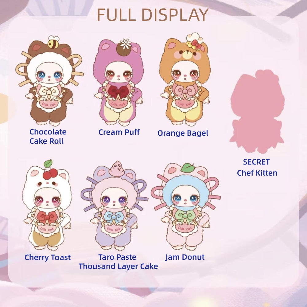 Liila's Chef Kitten Series-V4 Plush Blind Box