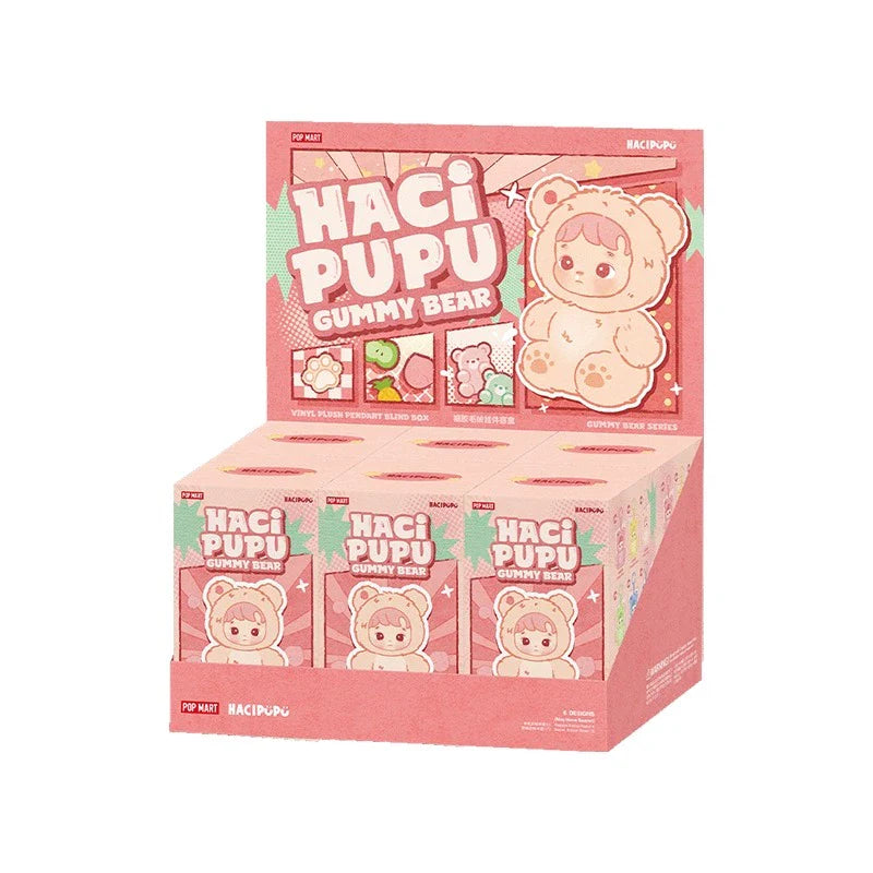【Sale】HACIPUPU Gummy Bear Series-Vinyl Plush Pendant Blind Box