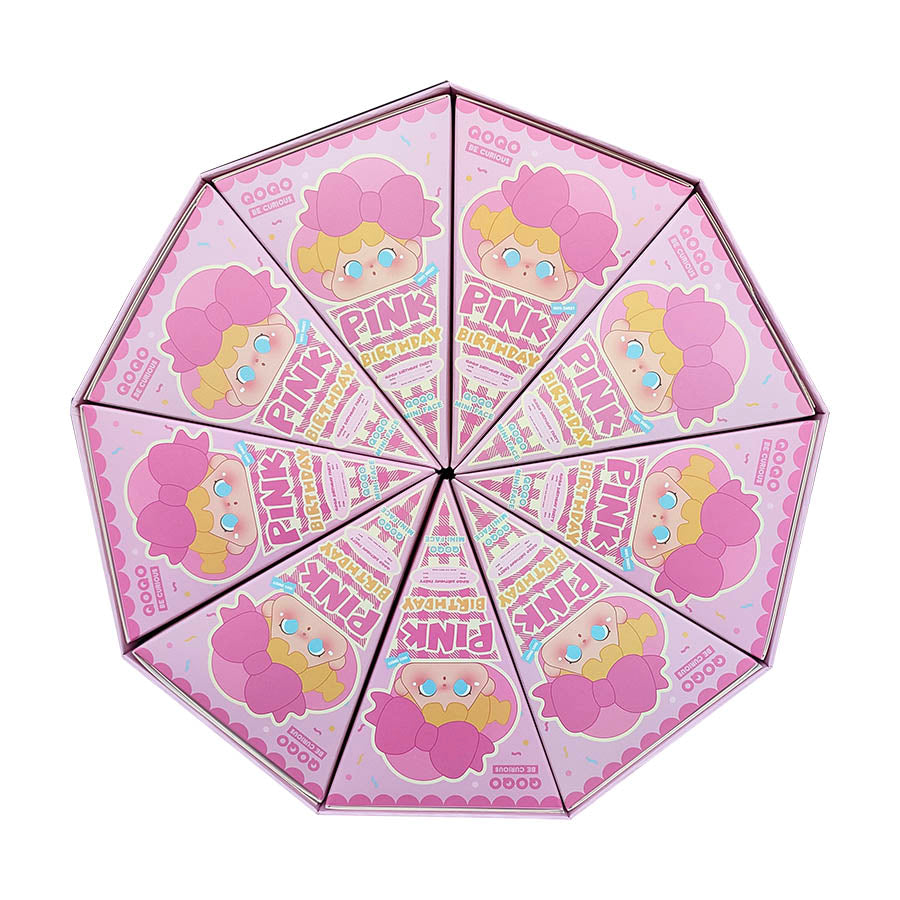 QOQO Pink Birthday Series Mini Face Bean Blind Box