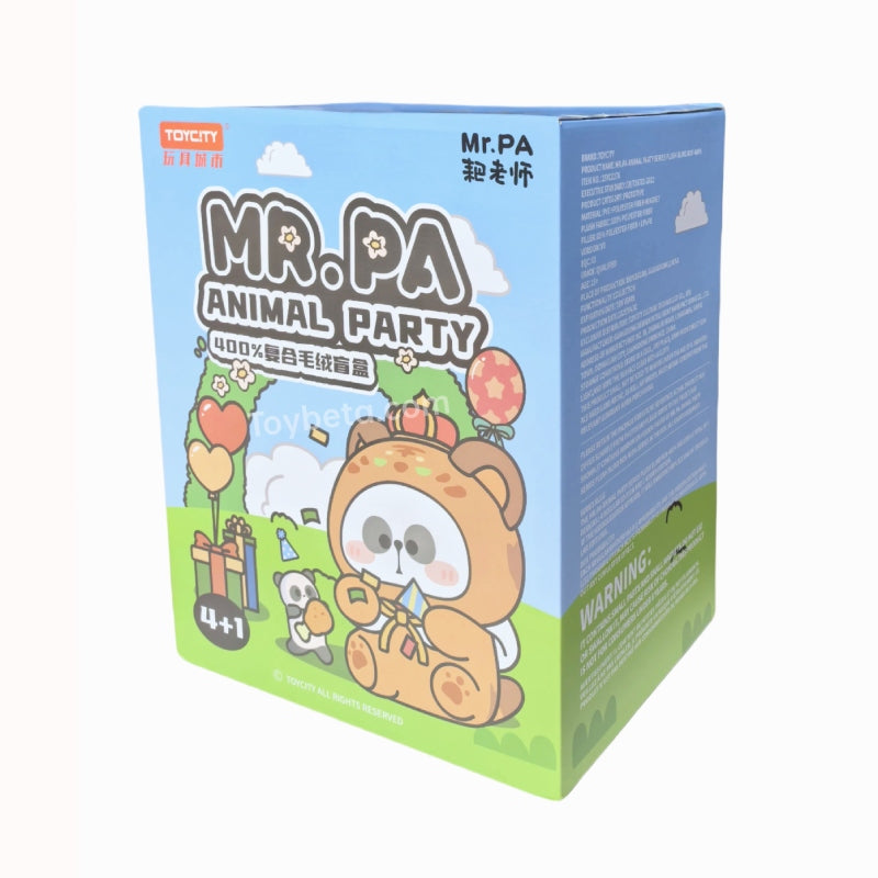 【Sale】MR.PA-400% Animal Party Series Plush Blind Box