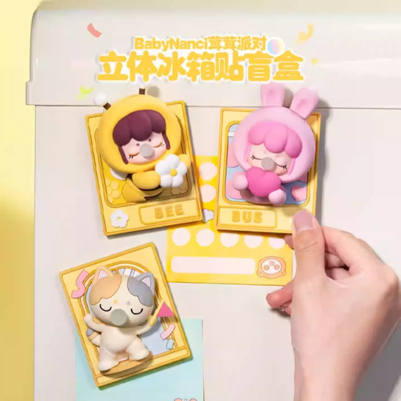 Baby Nanci Fluffy Party Fridge Magnet Series Blind Box【Rolife】