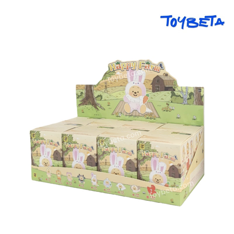 【Sale】Winnie The Pooh Happy Farm Series Figures Blind Box【TOP TOY】