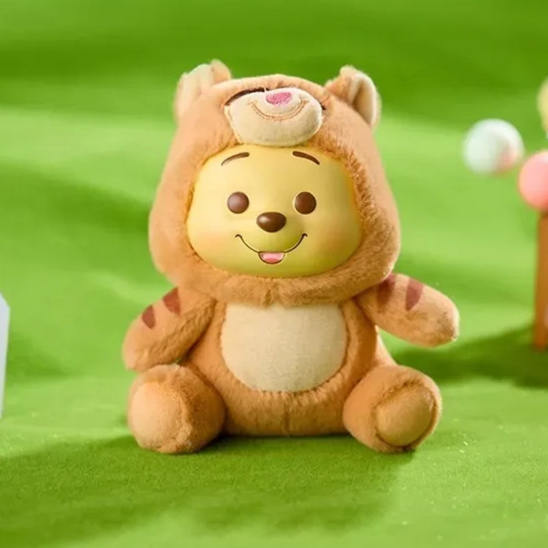 【Sale】Winnie-The-Pooh Collection Naughty Team Vinyl Plush Pendant Surprise Bling Box
