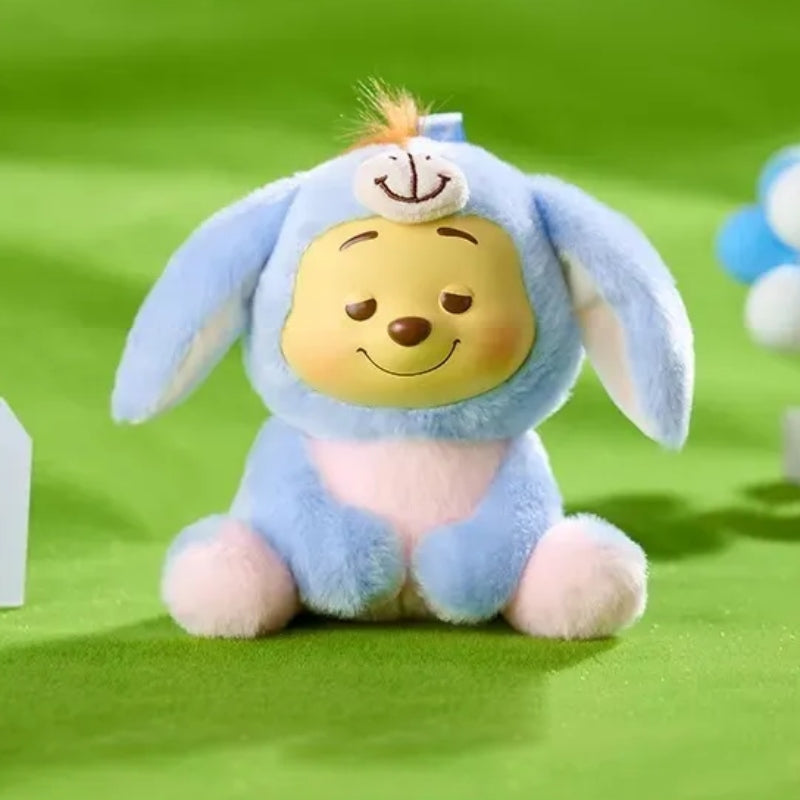 【Sale】Winnie-The-Pooh Collection Naughty Team Vinyl Plush Pendant Surprise Bling Box
