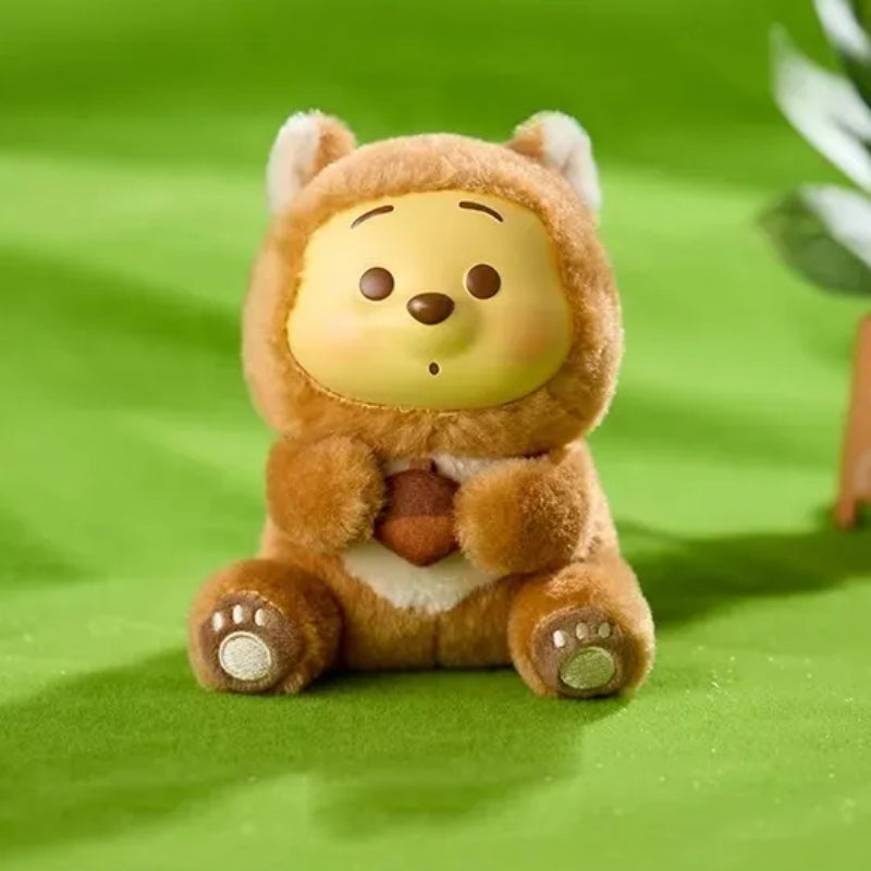 【Sale】Winnie-The-Pooh Collection Naughty Team Vinyl Plush Pendant Surprise Bling Box