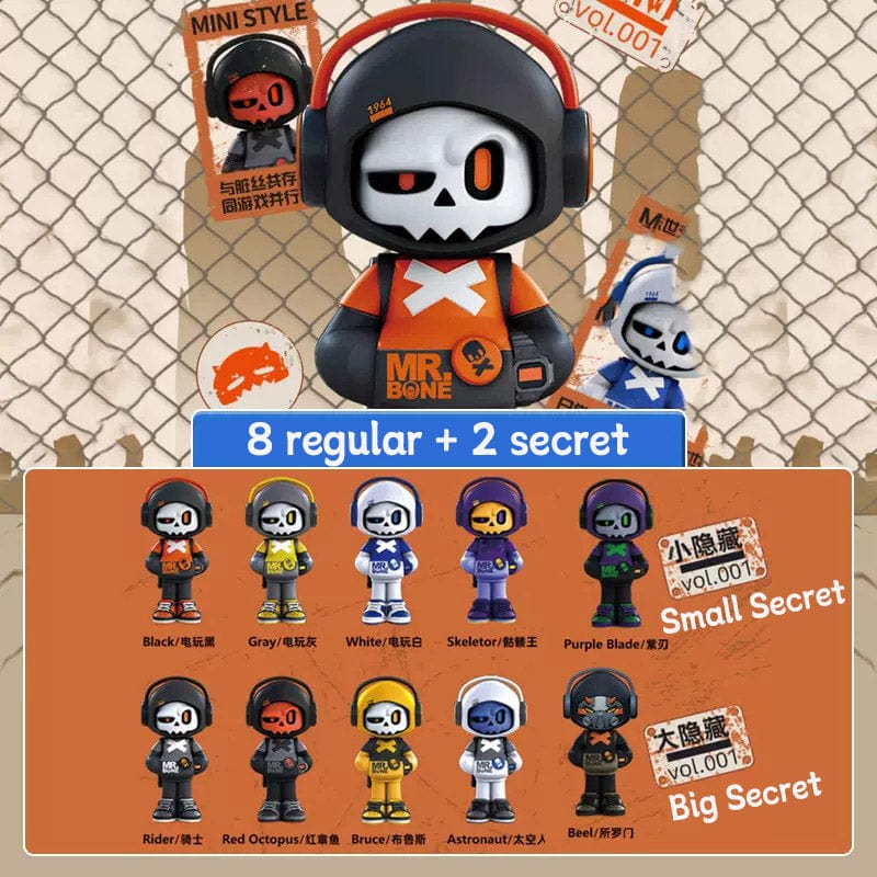 MR.BONE Video Game Boy & Skull Hero Series Blind Box (MINI STYLE)