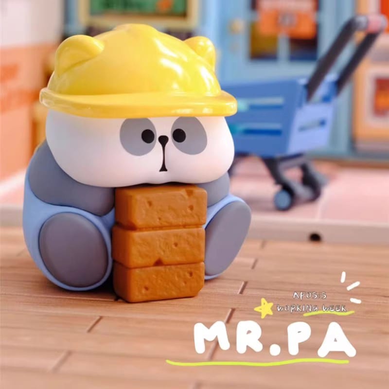Mr. PA & APOS'S Panda Working Week Series Blind Box【Toycity】