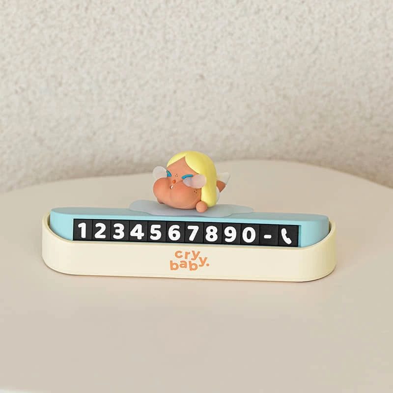 Crybaby Car Parking Card Number Plate