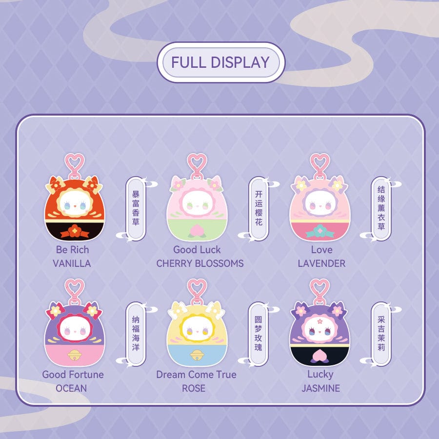 【Sale】EMMA Fragrance Keychain Plush Doll Blind Box【Emma】