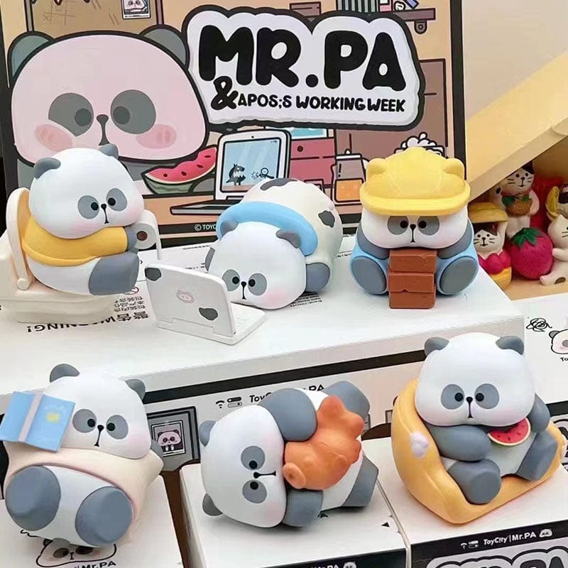 Mr. PA & APOS'S Panda Working Week Series Blind Box【Toycity】
