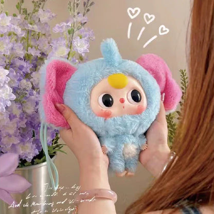 Baby Three - Big Head Baby Zipper Bag Plush Dolls