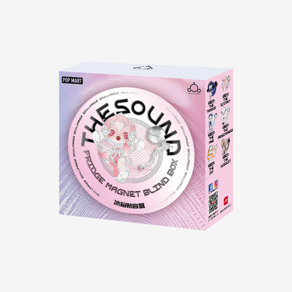 【Sale】SKULLPANDA The Sound Series-[Fridge Magnet][Hairpin Combination] Blind Box