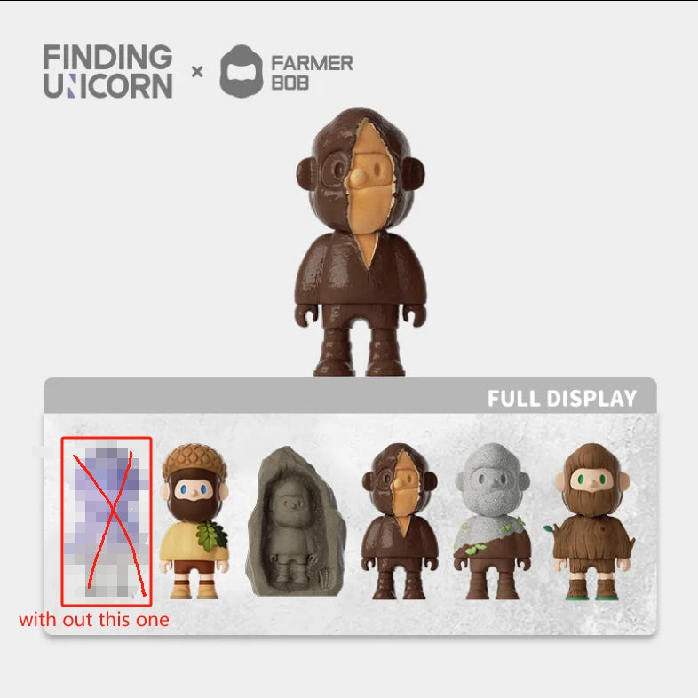 【New F.UN&TB】Finding Unicorn FARMER BOB Fragile Forest Series Blind Box