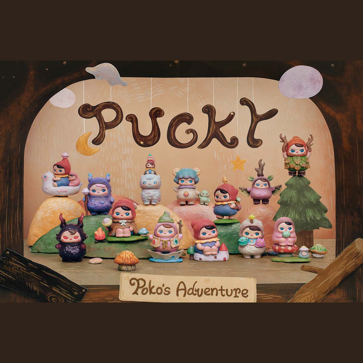 【Sale】PUCKY Poko's Adventure Series Blind Box Figures