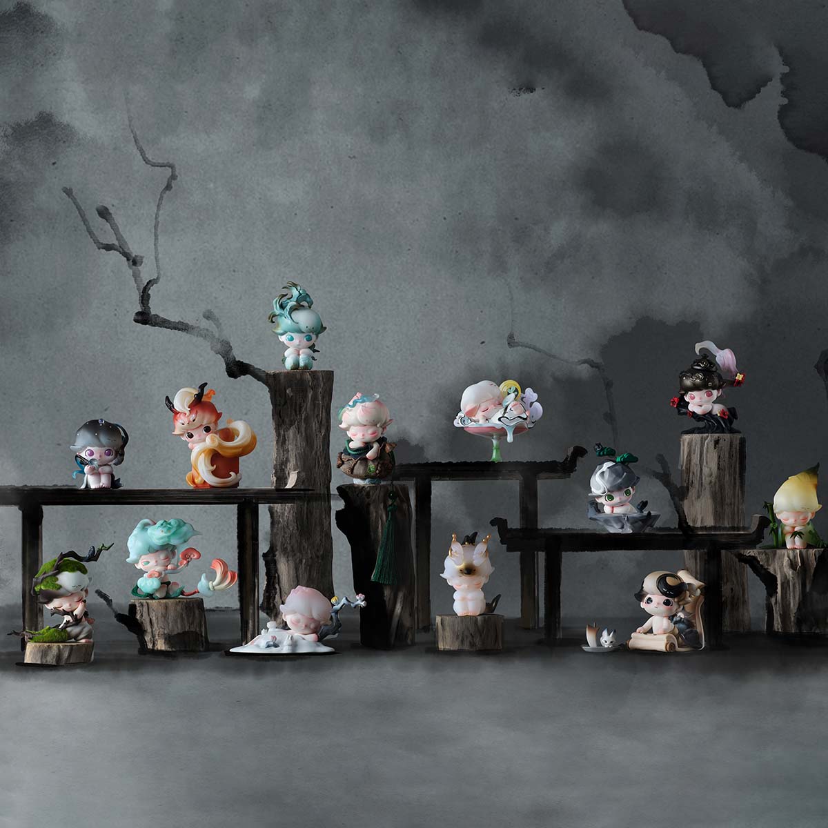 【Sale】DIMOO Stories in the Cup Series Blind Box Figures
