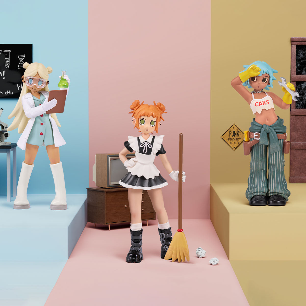 【Sale】Peach Riot Rush Hour Series Blind Box Figures