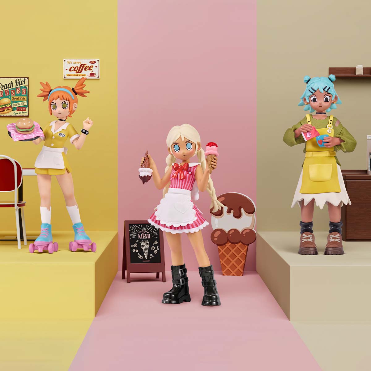 【Sale】Peach Riot Rush Hour Series Blind Box Figures
