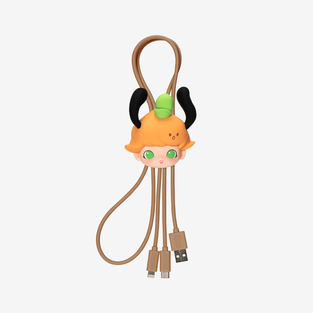 【Sale】DIMOO WORLD Series-2 in 1 Cable Blind Box-Phone Case-Airpods Pro