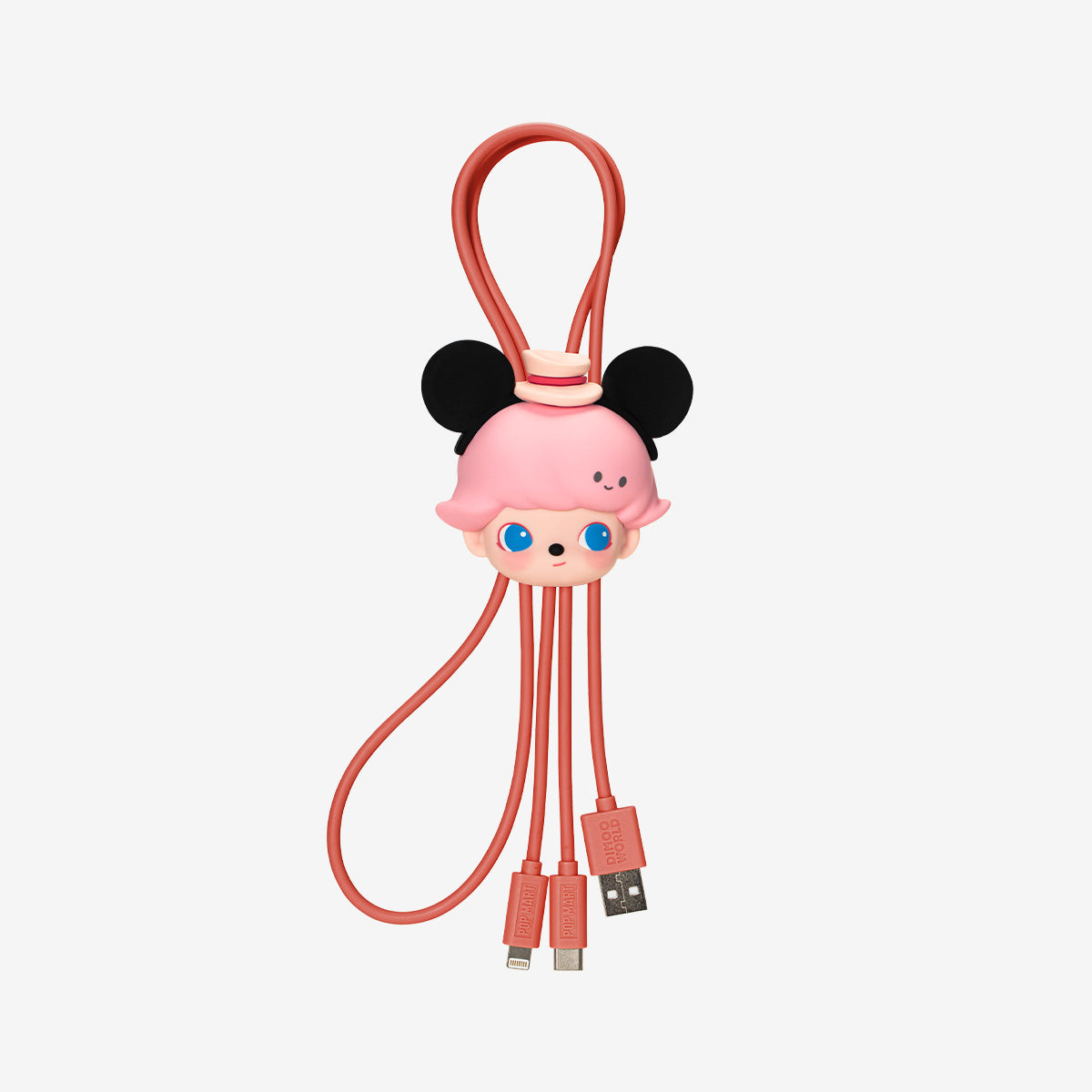【Sale】DIMOO WORLD Series-2 in 1 Cable Blind Box-Phone Case-Airpods Pro