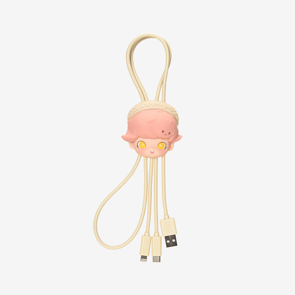 【Sale】DIMOO WORLD Series-2 in 1 Cable Blind Box-Phone Case-Airpods Pro