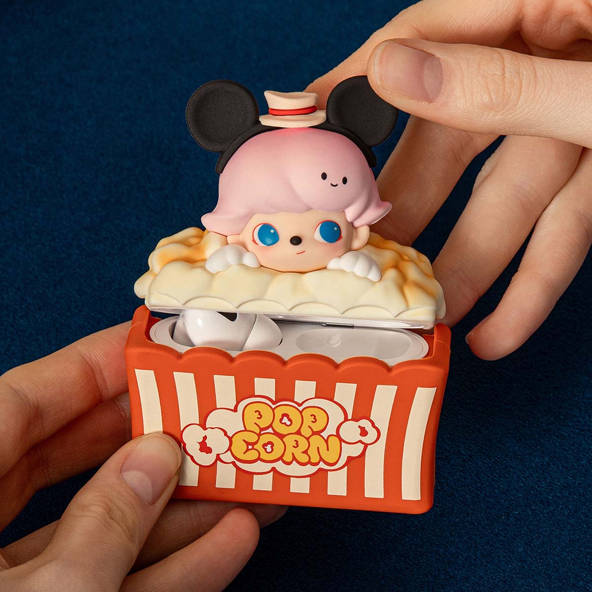 【Sale】DIMOO WORLD Series-2 in 1 Cable Blind Box-Phone Case-Airpods Pro