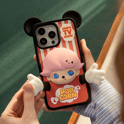 【Sale】DIMOO WORLD Series-2 in 1 Cable Blind Box-Phone Case-Airpods Pro