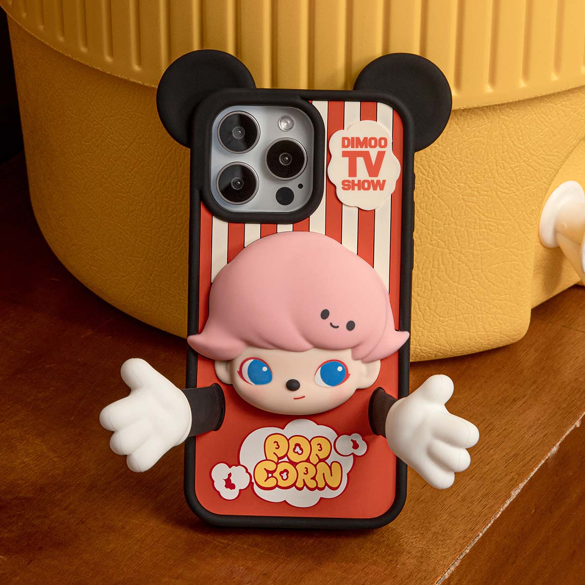【Sale】DIMOO WORLD Series-2 in 1 Cable Blind Box-Phone Case-Airpods Pro