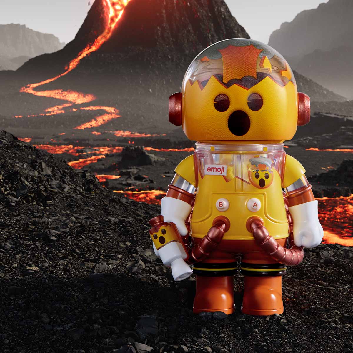 Sale】MEGA SPACE MOLLY 100% × emoji™ Series – ToyBeta US