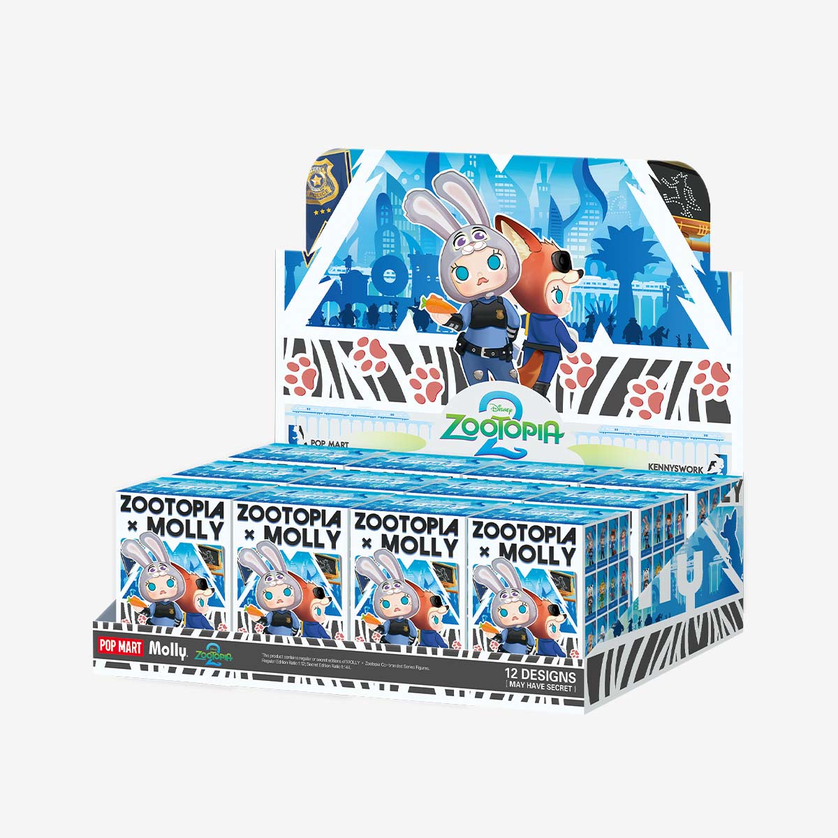 MOLLY × Zootopia Co-branded Series Blind Box Figures