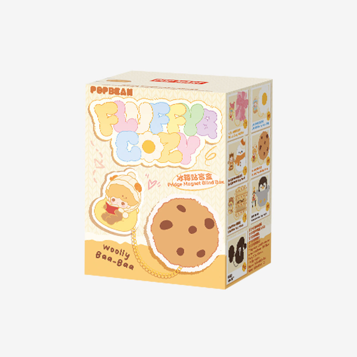 POP BEAN Fluffy & Cozy Series-Fridge Magnet Blind Box