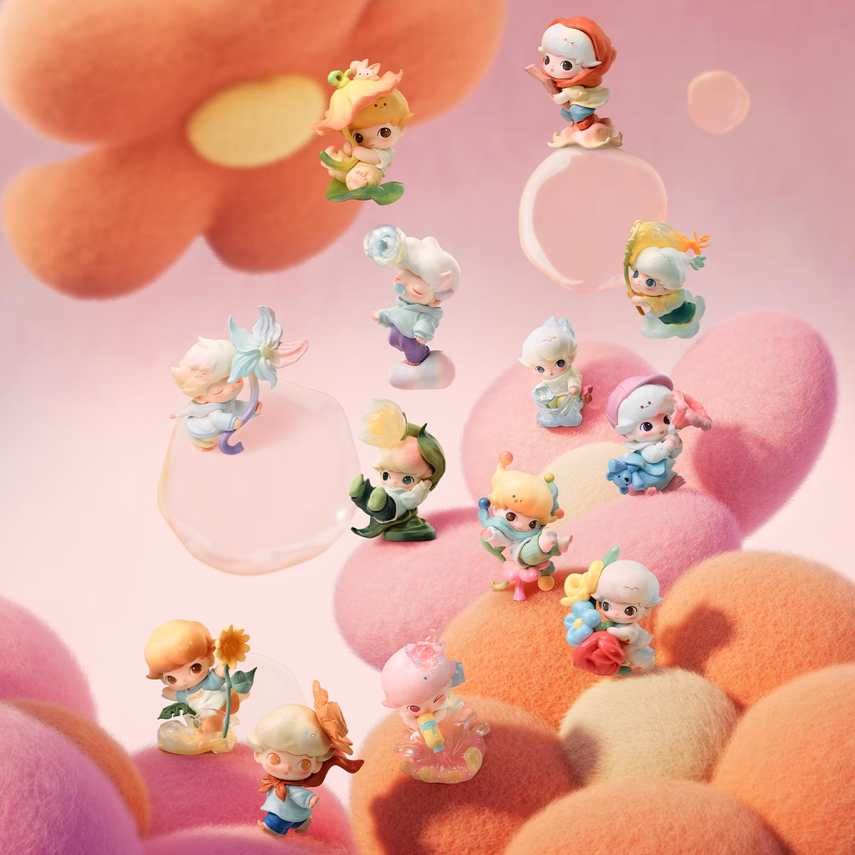 DIMOO Moments in Bloom Series Blind Box Figures [$35.98/2Boxes]
