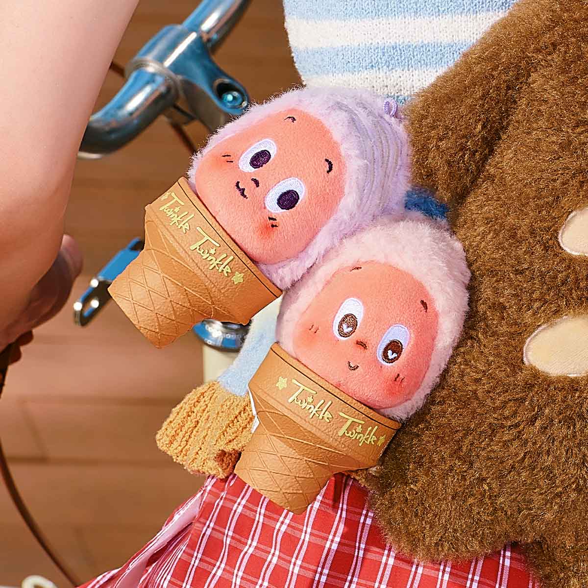 Twinkle Twinkle MOON GELATO Series-Ice Cream Plush Pendant Blind Box
