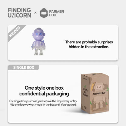 【New F.UN&TB】Finding Unicorn FARMER BOB Fragile Forest Series Blind Box