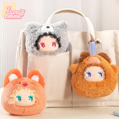 EMMA Rua Rua Zoo Vinyl Face Plush Keychain Blind Box
