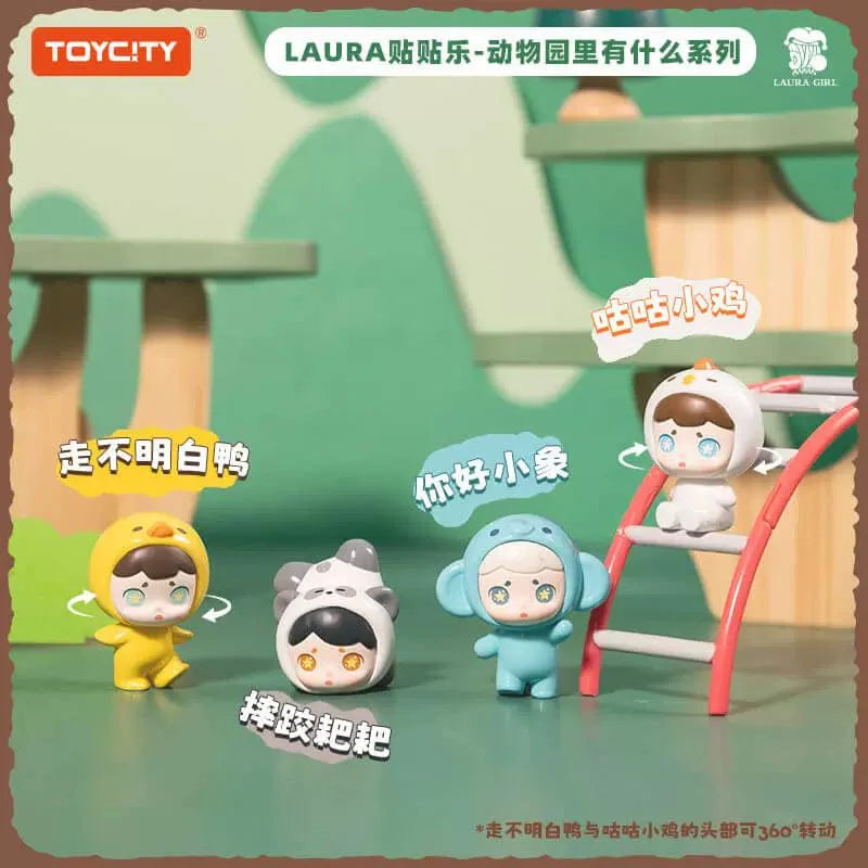 【Sale】Laura Beans What is in Laura’s Zoo Series Blind box magnetic doll refrigerator magnets【Toycity】