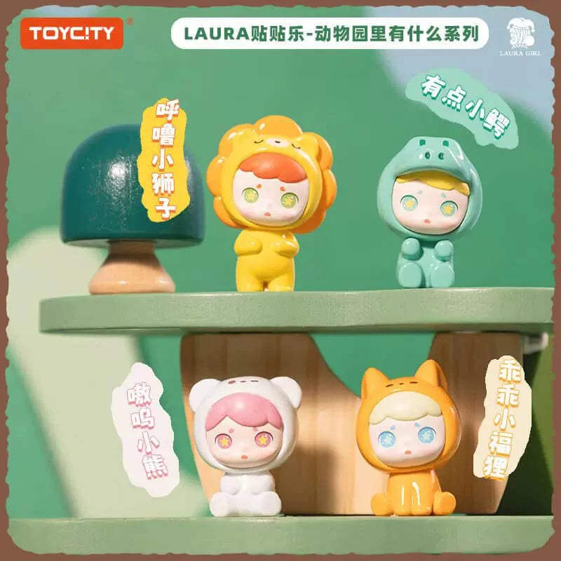 【Sale】Laura Beans What is in Laura’s Zoo Series Blind box magnetic doll refrigerator magnets【Toycity】