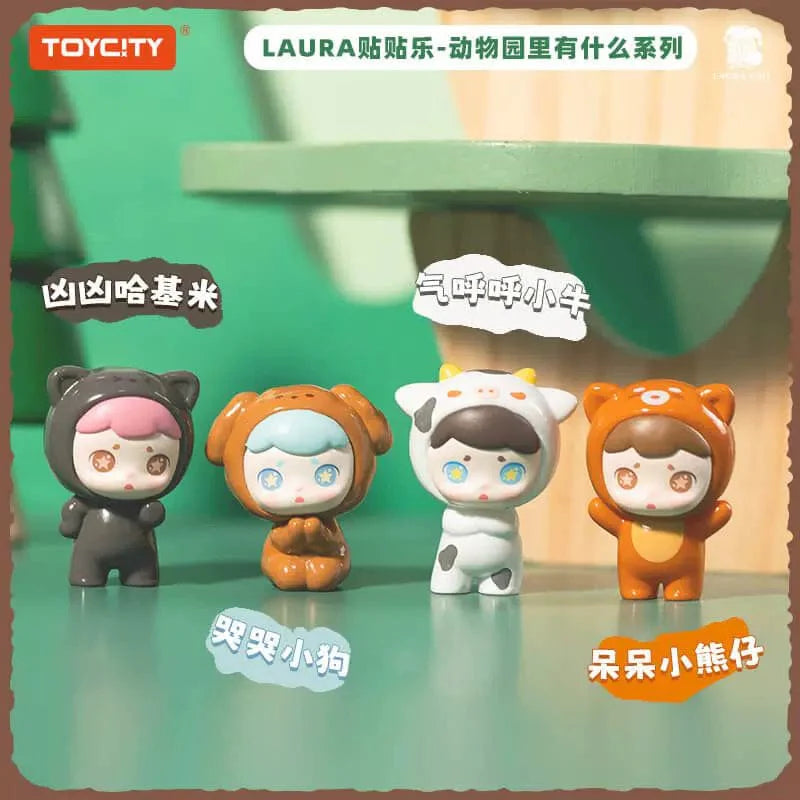 【Sale】Laura Beans What is in Laura’s Zoo Series Blind box magnetic doll refrigerator magnets【Toycity】