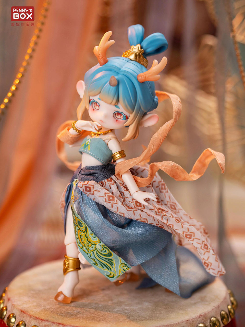 Antu China Dunhuang Nine Colored Deer Series BJD Blind Box