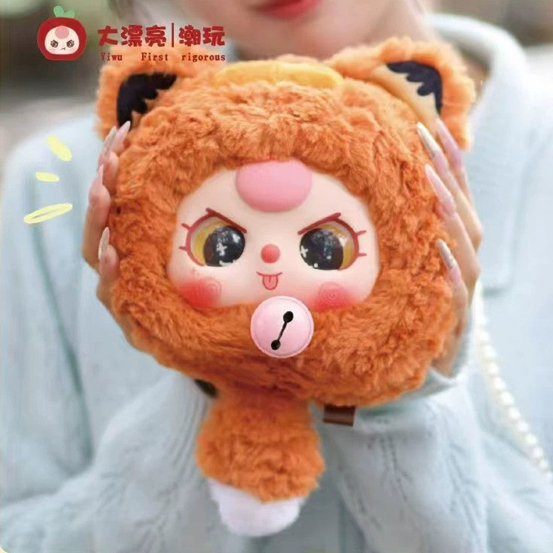 【Sale】Baby Three Fortune Cat Plush Zipper Bag Series Blind Box