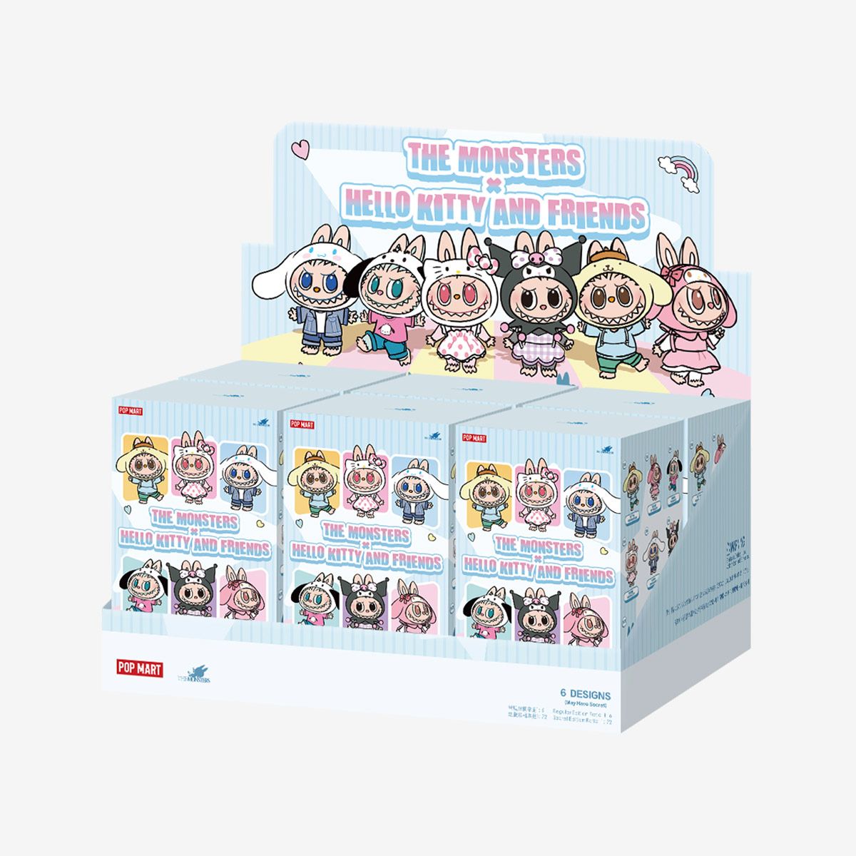S201 - THE MONSTERS Friends Series Vinyl Plush Blind Box - K22