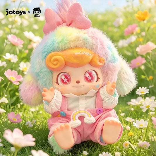 【Limited】Q Kid 400% Skittles Puppy & Love-Filled Flower Sprite Limited Figures【jotoys】