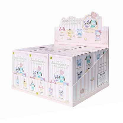 Sanrio Characters Play With Kittens Series Plush Pendant Blind Box