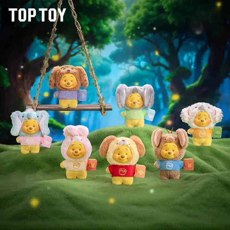 Winnie the Pooh Animal Storybook Series Plush Blind Box【TOP TOY】