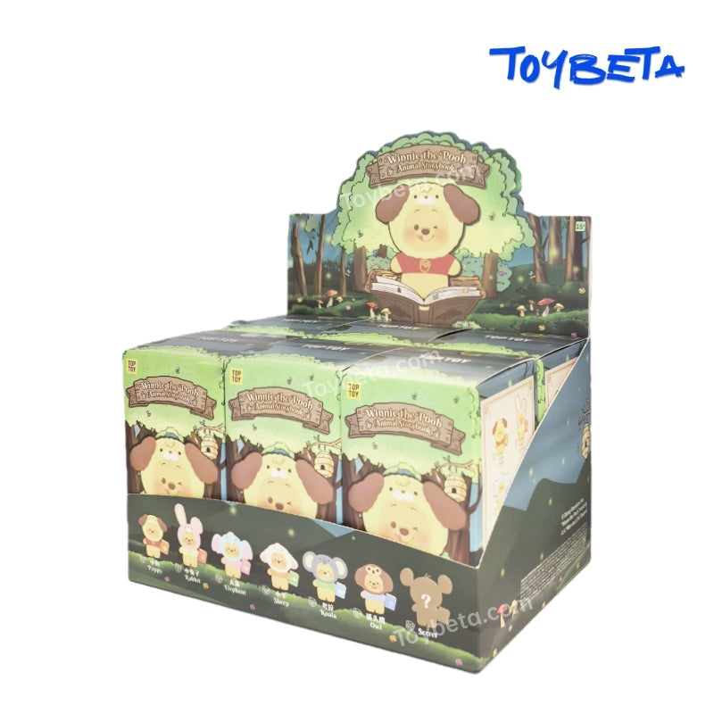 Winnie the Pooh Animal Storybook Series Plush Blind Box【TOP TOY】