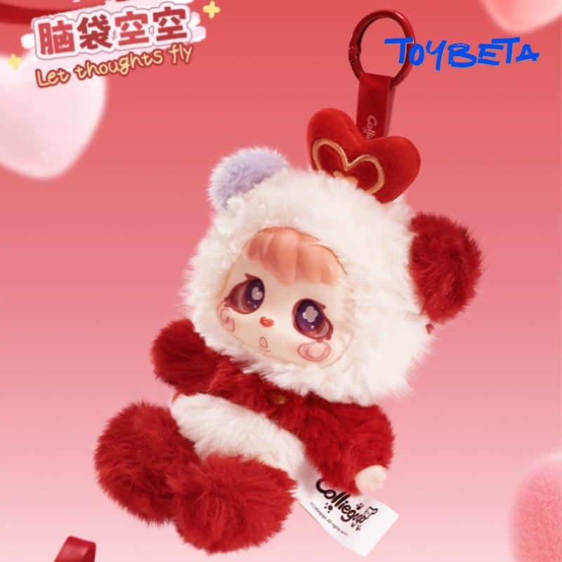 【TNTSpace】"Try To Cute It Out" Series-Kacha Bear Panda Plush Keychain Blind Box